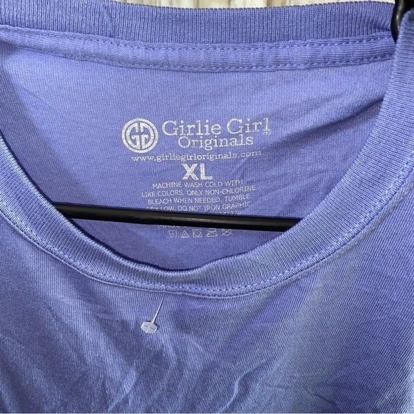 Girlie Girls Purple Healthcare Hero Tee - Picture 5 of 5